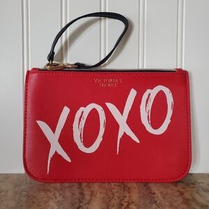 Victoria's Secret Red XOXO Wristlet Clutch